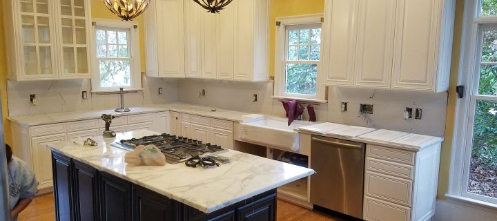 Ballantyne Country Club Cabinet Refinishing